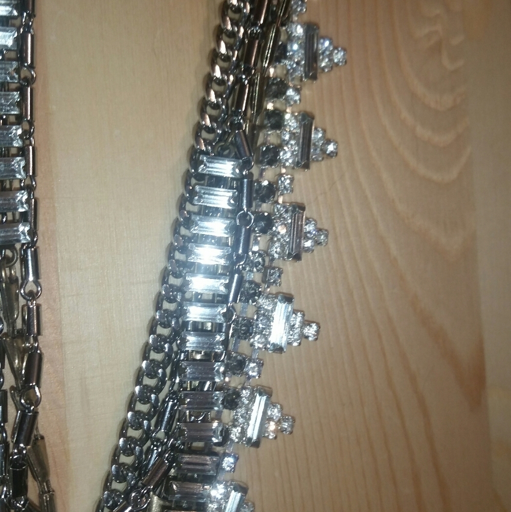 Stella & Dot 'Sutton' Silver Statement Necklace - image 3